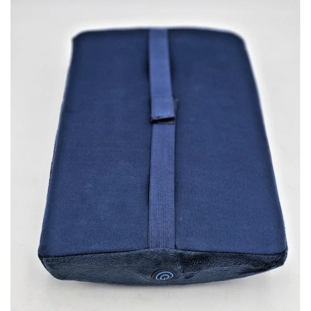 Health Touch Soft Memory Foam Massaging Lumbar Support Back Vibration Pillow